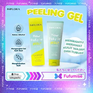 IMPLORA How Does It Peel - Peeling Gel 50gr | Remove dead skin cells and shoothe the skin | Alcohol Free Kering Kotoran