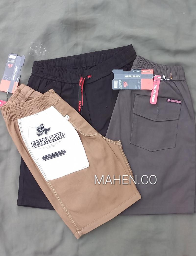 Product Introduction of PAKET HEMAT BELI 1 DAPET 3 PCS .BROADSHORT PANTS GEFALIANO KOLOR/KARET STREAT DEWASA UNISEX 3 IN 1   Combed Chino Melar Pendek Katun Hitam 3