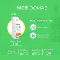 Gambar Schneider Electric NEW DOMAE MCB 6A 2P - DOMF01206 - Schneider Electric NEW DOMAE MCB 6A 2P - DOMF01206 dari Schneider Electric Indonesia Kab. Bekasi 4 Tokopedia