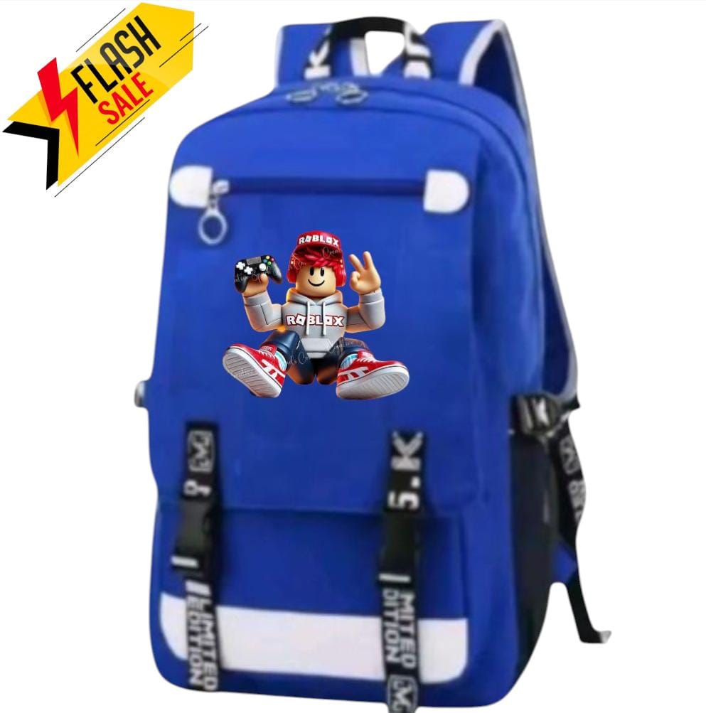 BACKPACK ANAK SEKOLAH ROBLOX SERIES - TAS ANAK LAKI LAKI PEREMPUAN BONUS 3 ITEM - RANSEL SEKOLAH ANAK COWOK CEWEK GAMES ROBLOX