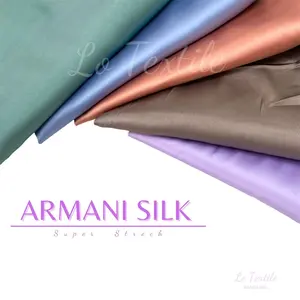 Bahan Kain Satin Silk Premium 0.5 Meter - Kain Silk Bridesmaid Pengantin Pagar Ayu