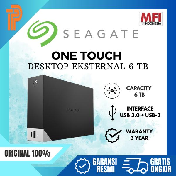 Gambar Seagate One Touch 6TB  Desktop Hub HDD / Hardisk Eksternal USB3.0 MFI Garansi Resmi Indonesia 100% ORIGINAL dari t pedia pc Kota Administrasi Jakarta Pusat Tokopedia