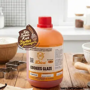 DIVA COOKIES GLAZE 1LTR / 100 ml / PENGKILAP KUE KERING