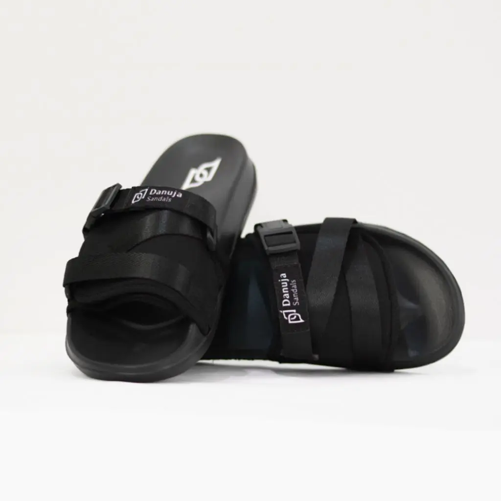 Sandals Slide Series | Gareng Black, Tan, White, Grey | Sandal Slip On Hitam Pria & Wanita | Sandal Slippers | Sandal Slop