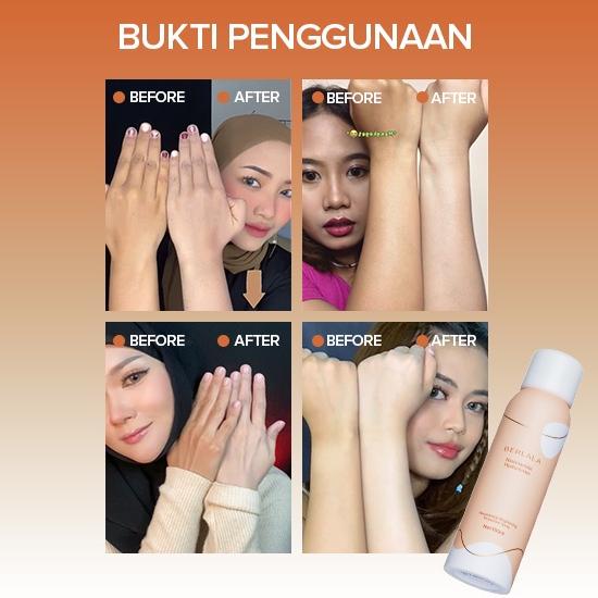BERLALA Whitening Spray SPF 35 Sunscreen Spray Isolation Face and Body Protection Niacinamide Hyaluronic Moisturizing BPOM BLL15 1