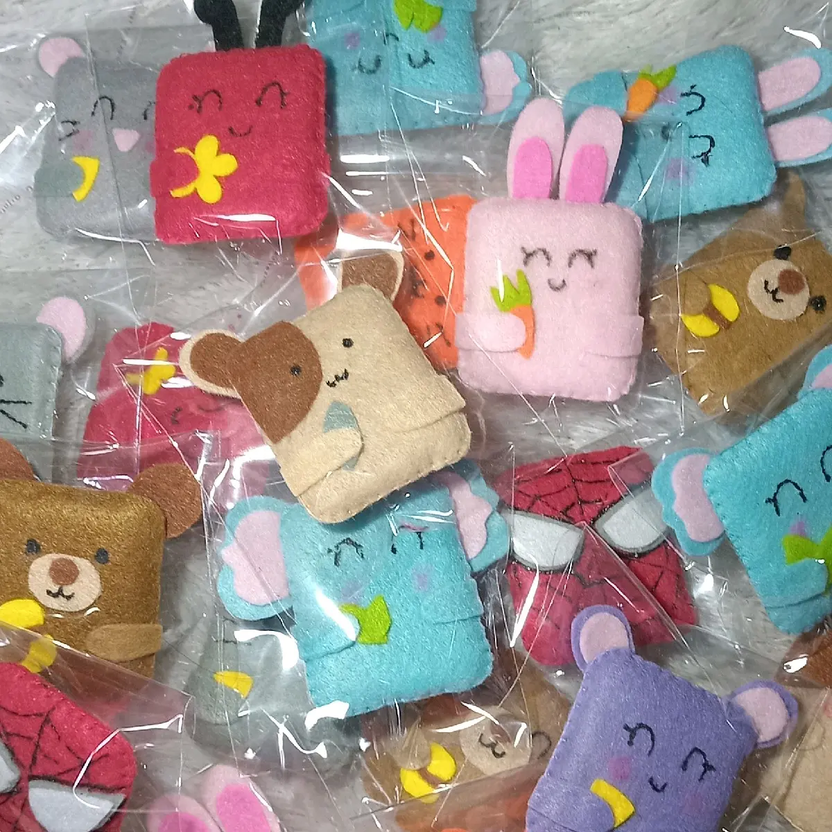 Pensil Hias bahan flanel| souvenir unik