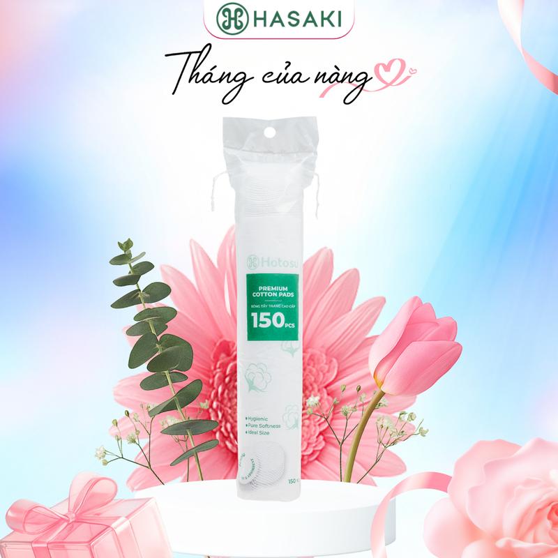 Bông Tẩy Trang Hotosu Cao Cấp 150 Miếng | HASAKI BEAUTY