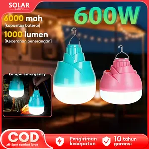 Lampu emergency Lampu Camping Lampu Taman Lampu Tenda Outdoor 600W  Charger lampu emergency bisa di cas lampu cas lampu emergency tahan 24 jam senter kepala super terang