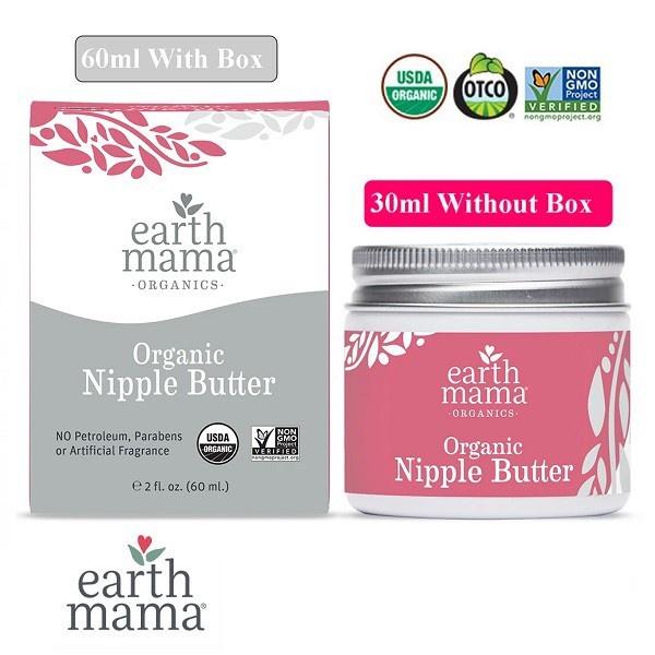 Earth Mama Angel Baby Natural Organic Nipple Butter 30ml / 60ml ...