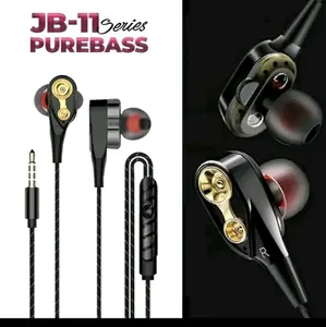 RANDOM ALL TYPE HF EARPHONE HEDSET HANDFREE HEADSET SUARA SUPER BASS BUAT SEMUA TYPE HANDPHONE COLOKAN JACK 3.5