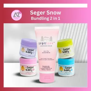 Seger Snow & Seger Baby Bundling 2in1 | Lightening Cream Tube + Seger Baby Cream Moisturizer | Melembabkan & Mencerahkan