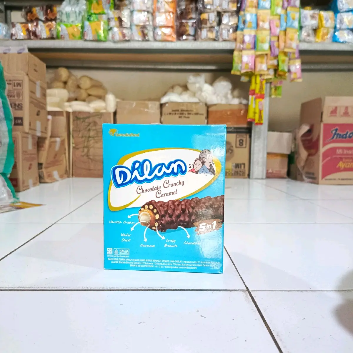 Dilan Chocolate Crunchy Caramel 1 box isi  12