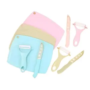 { NY ACC } Set 3in1 Alat Dapur Peeler Buah Talenan 3 IN 1 Stainless Steel