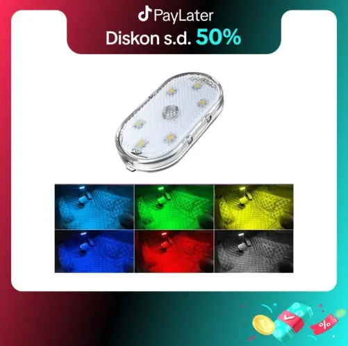 Alliance Lampu Plafon Mobil LED Sentuh Interior Dashboard Tanpa Kabel - Car, Mini Ringkas