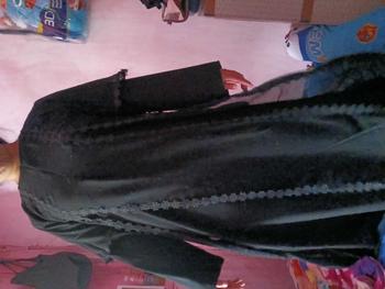 Product Review of ABAYA RENDA MELATI DENGAN LAYER SIFON S M L XL XXL gamisabaya jetblack abaya  sehari from I**h 1