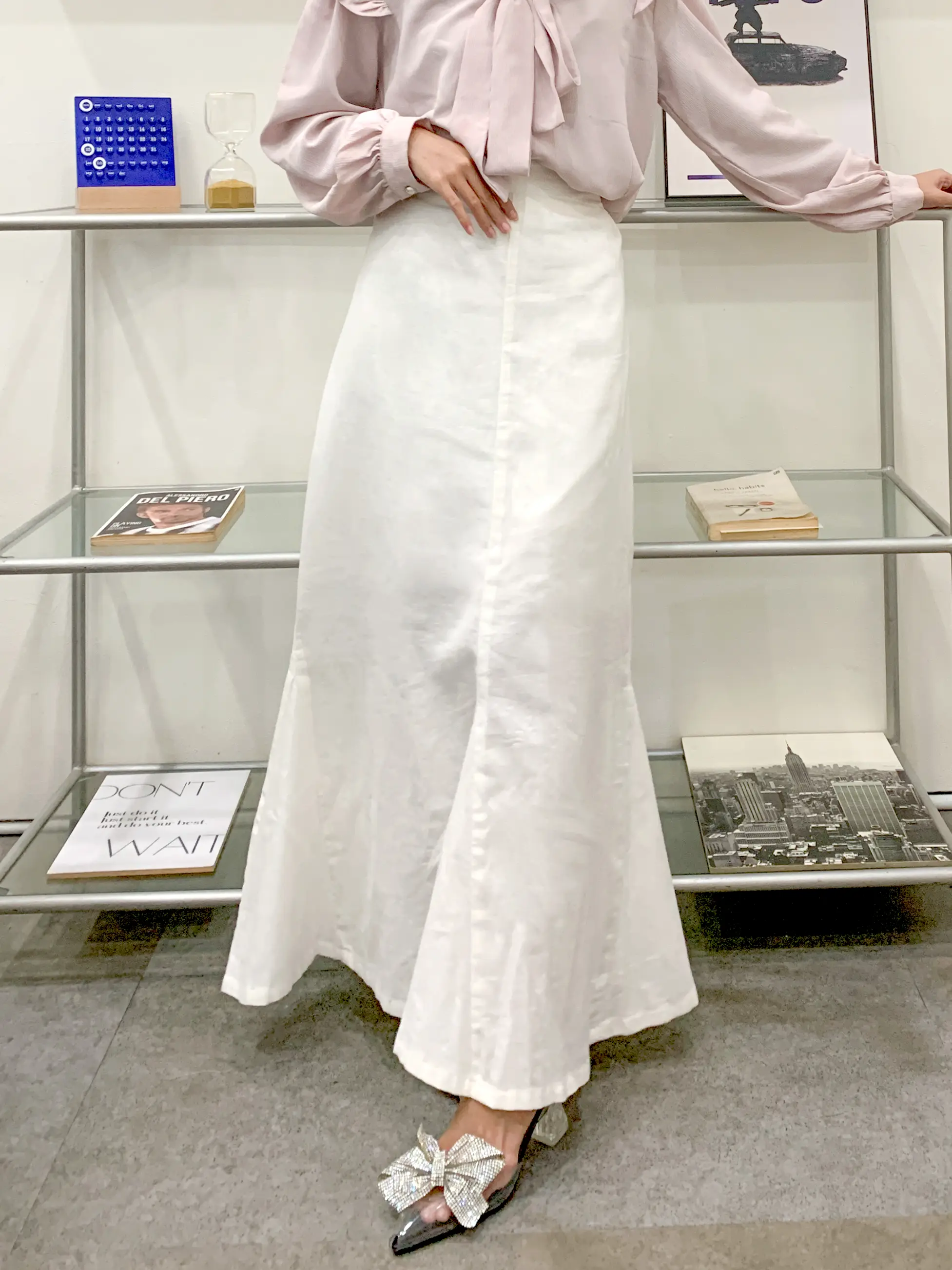 Peony Skirt Linen | Rok korean Stlye