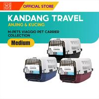 Gambar M-Pets Viaggio Pet Carrier Size Medium / Kandang Anjing Kucing - Blue-Grey dari M-Pets Volk Pets Indonesia Kota Tangerang 1 Tokopedia
