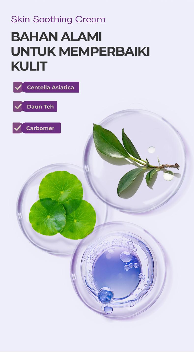 Kreain nature Skin Soothing Cream Meringankan eksim , kulit gatal, melembabkan dan melembabkan kulit