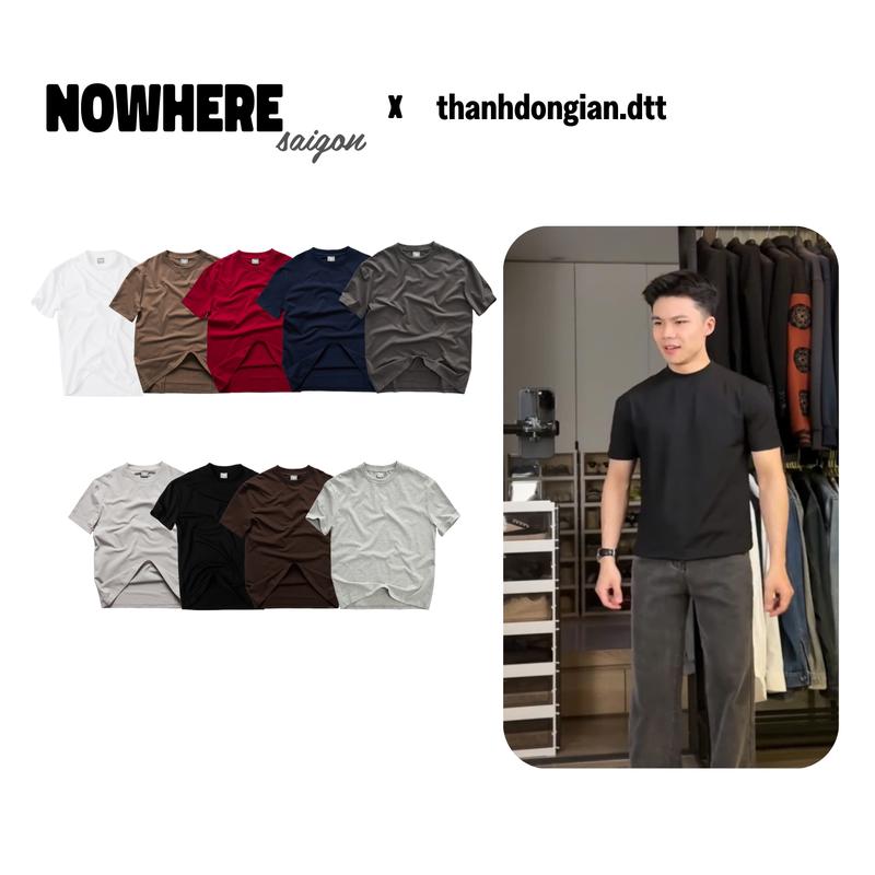 Nowhere x Thành Đơn Giản Áo Thun NOWHERE From Relaxfit Tôn dáng VẢI EM PÉ DÀNH CHO NGƯỜI LỚN - Thời trang đơn giản chất liệu cao cấp