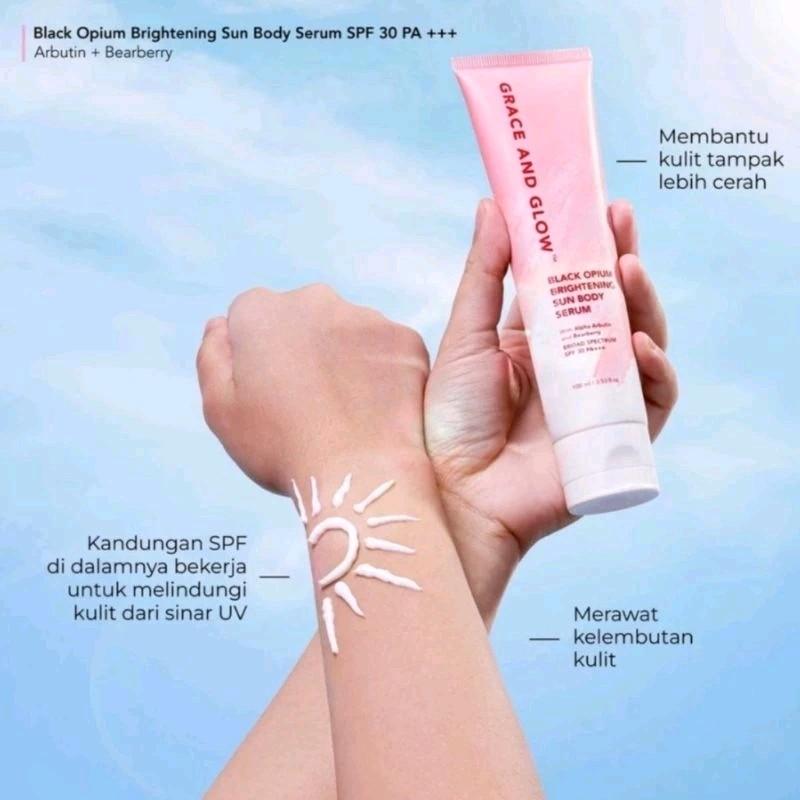 (Ready) Grace and Glow Sun Lotion Body Serum Spf 30pa+++ | Sunscreen Sunblock Badan 1