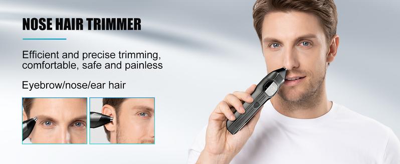 Product Introduction of Kensen Men Rechargeable 4 in 1 Hair Trimmer Clipper Razor Nose Beard Shaver Machine 4