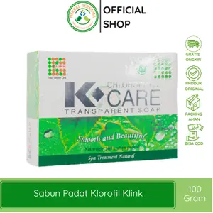 K-Care Chlorophyll Transparant Soap Klink I Sabun Padat Klorofil K-link