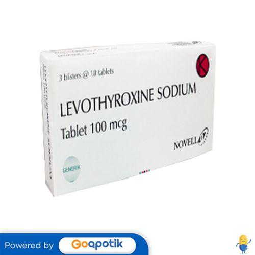 LEVOTHYROXINE NOVELL 100 MCG BOX 30 TABLET