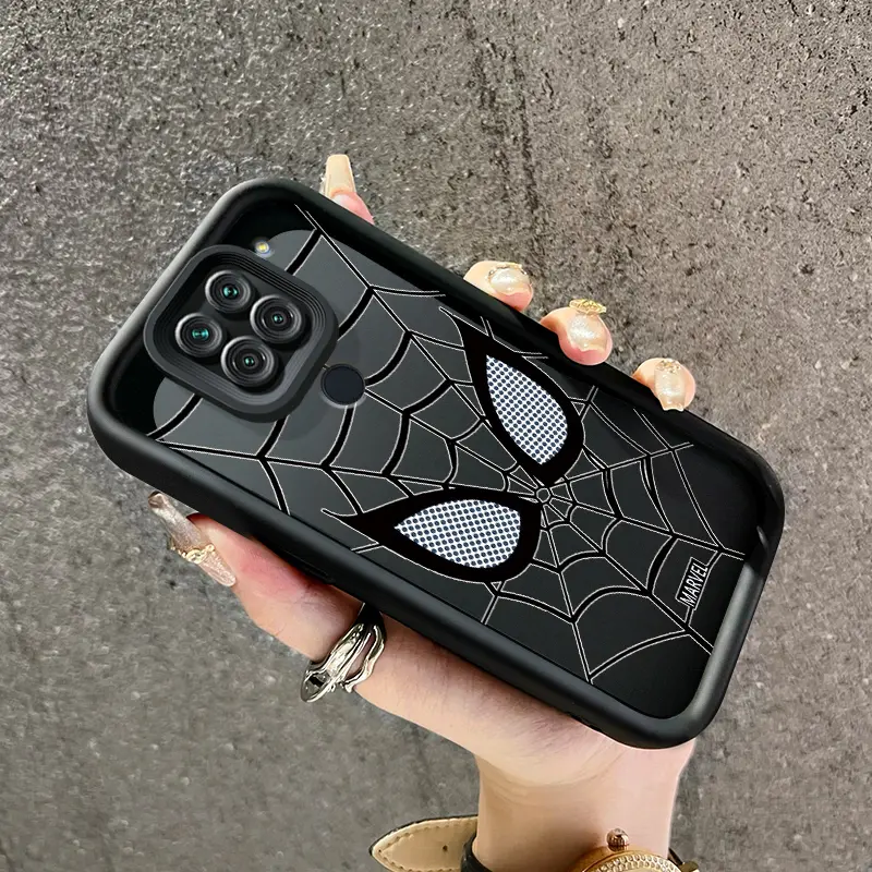 Casing Hp untuk Xiaomi Redmi Note 9 Redmi Note 9s Case hp pelindung Spider Anti drop Casing silikon cangkang Kesing lembut Anti guncangan Softcase 0