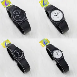 TERBARU - Jam Tangan Analog Pria Wanita Tali Rubber Tahan Air Free Baterai Cadangan