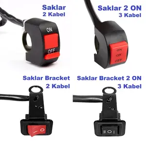 Saklar & Tombol On/Off Braket Spion Universal – Lampu Tembak/BiLED/D2Laser/MiniProjie/Daymaker