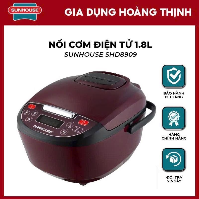 ￼NỒI CƠM ĐIỆN TỬ 1.8L SUNHOUSE SHD8909