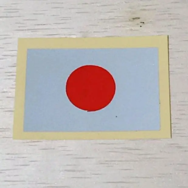 sticker timbul bendera jepang berbahan reflektif dan berkualitas baik ukuran 3,8cm x 2,6cm untuk di motor mobil dll 3