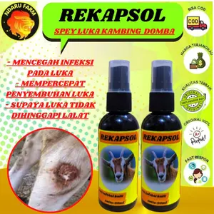 Obat luka dan anti lalat untuk hewan sulfadex spray isi 50ml NDARUFRAM