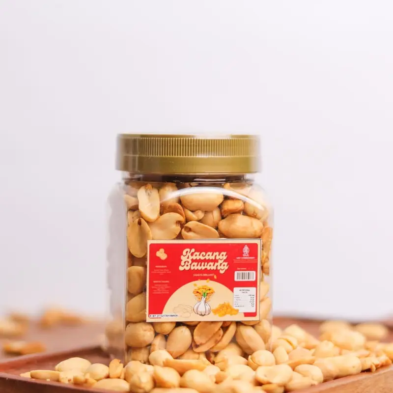 Kacang Bawang Goreng Renyah Premium 350 ml berat 250 gr Goreng Snack Camilan Food Cemilan Makanan Bahan 0