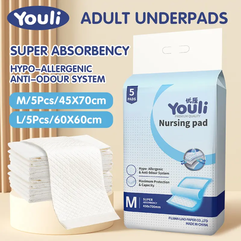 25 X Disposable Incontinence Bed Pads 60 X 60cm Protection Sheets | 1 Pack Of 25
