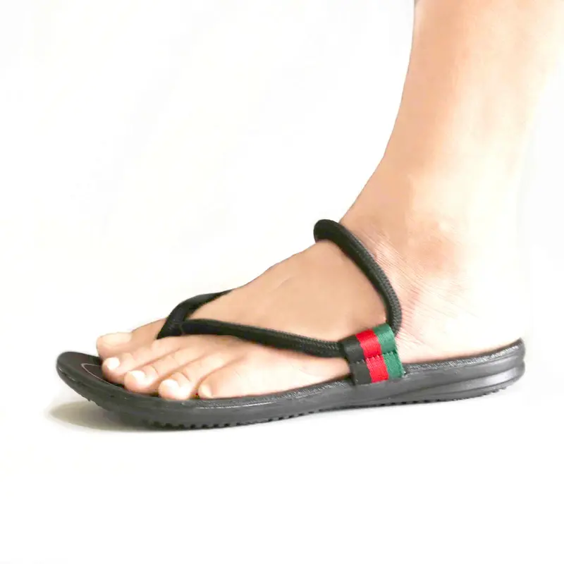 Sandal Tali Wanita Korean Style Keren IFTali Tali Belakang Model Mewah Sol Tidak Licin Sendal Perempuan Karet Cewek 5
