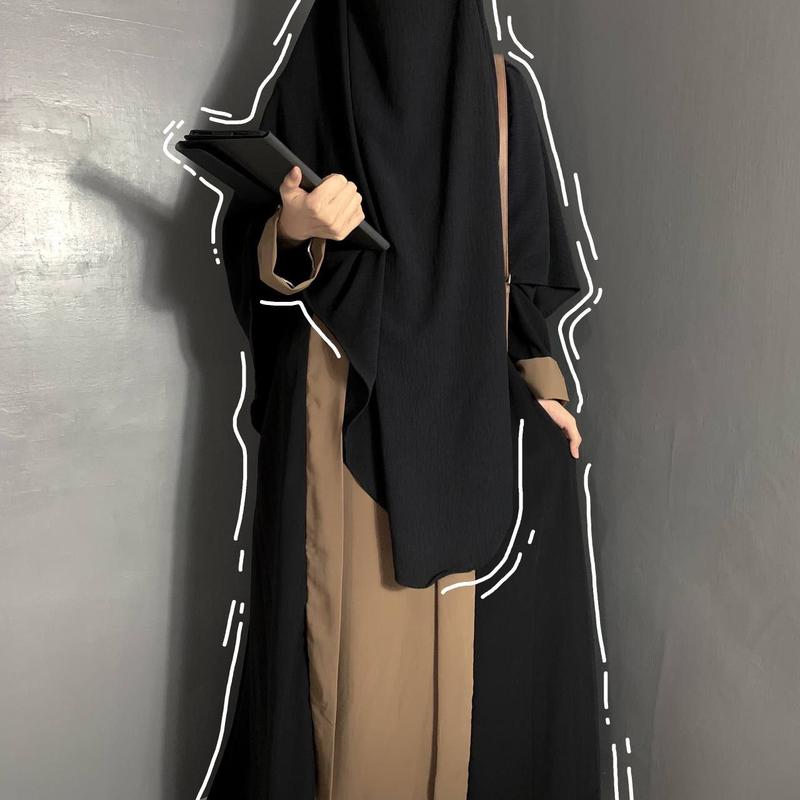 Product Introduction of QIARA ABAYA TURKEY | abaya kombinasi hitam dan dark series 2