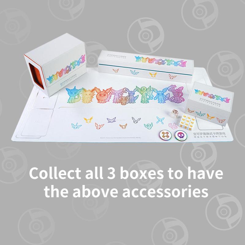 Product Introduction of Pokemon card Ptcg Eevee Advanced gift box Chinese version Card pad, card book, card holder, card storage box, battle card board game 0
