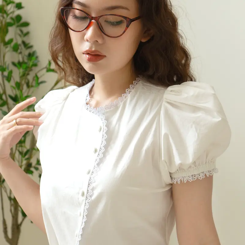 Rice Blouse - OWNION Lebaran Collection | Atasan Katun Wanita | Blouse Renda Wanita 3