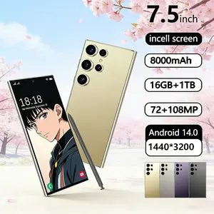 [COD 30 Menit Sampai] Handphone 12GB+512GB 5G Kamera 72MP+108MP Baterai 8000mAh Layar 7,5 Inci Android 14 Sistem Vapor Chamber untuk Gaming Ekstrim Tanpa Panas Handphone Gaming Terbaru Fast Charging 65W COD