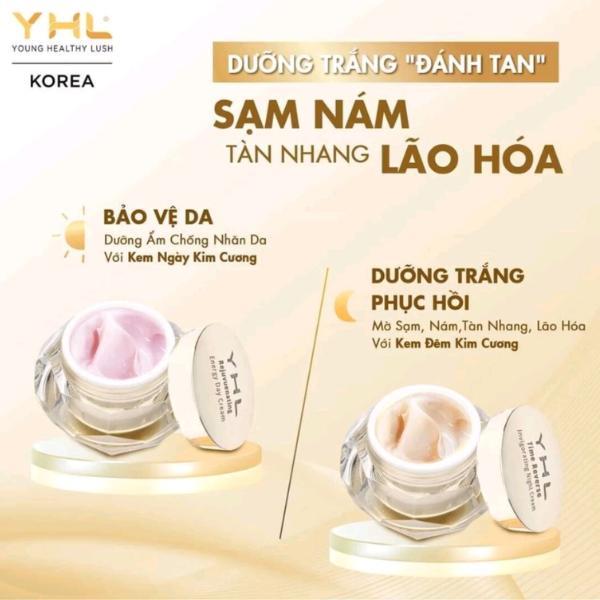 Kem dưỡng da mặt YHL ban ngày và ban đêm dưỡng ẩm mềm mịn không để lại mụn trọng lượng 50g - Skincare Massage