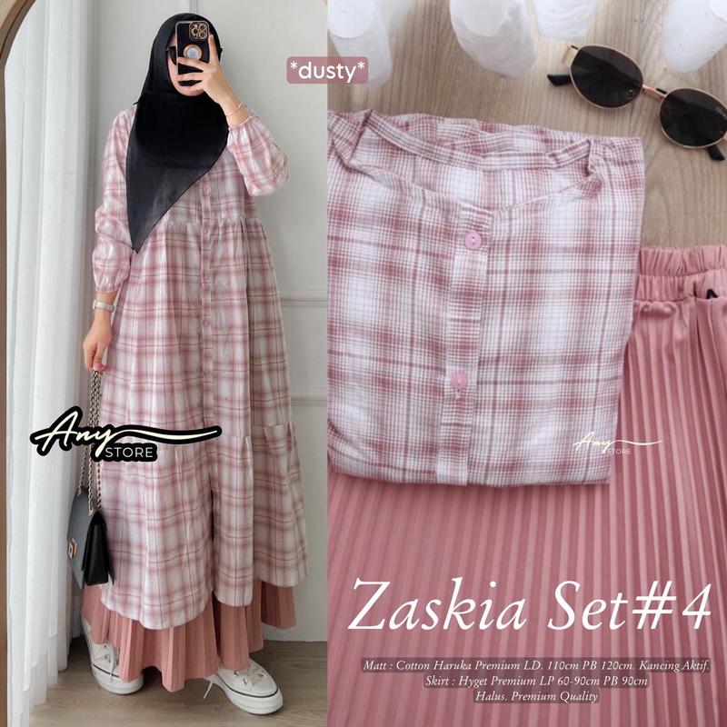 Product Introduction of SETELAN WANITA ONE SET FASHION LD 110 BAHAN COTTON HARUKA PREMIUM ZASKIA SET4 13