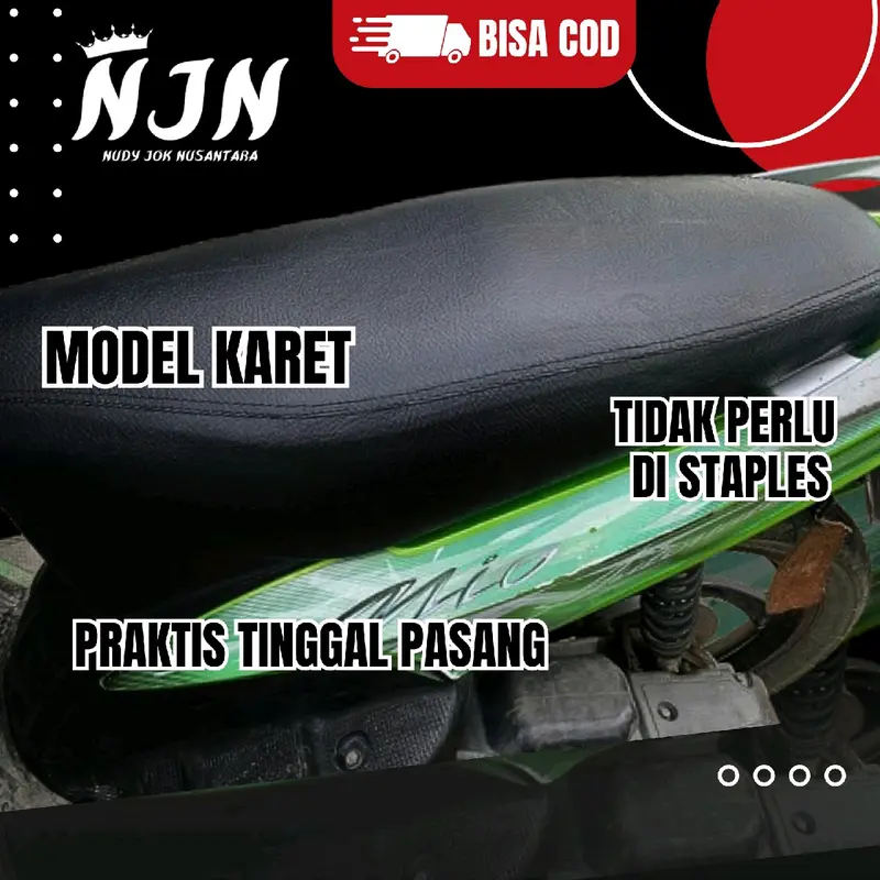 SARUNG JOK MOTOR MIO BAHAN PREMIUM TINGGAL PASANG 3 4