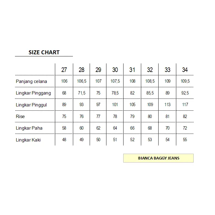 BCK - Celana Highwaist Baggy Loose Jeans Bianca Biru Denim 1