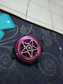 Product Review of Tutup cover kipas set Spiner Spinner Putar Motif bintang full Vespa Beat Fi Street Scoopy Mio Vario Mio M3 Mio Soul GT Motor Motorcycle from d**a 0