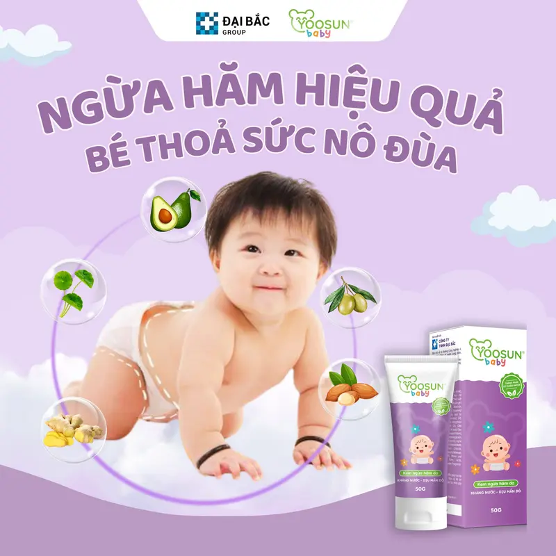 [QUÀ TẶNG KHÔNG BÁN] Kem dưỡng da em bé YOOSUN Baby giúp ngăn ngừa hăm da, dịu mẩn ngứa - Tuýp 10g 3