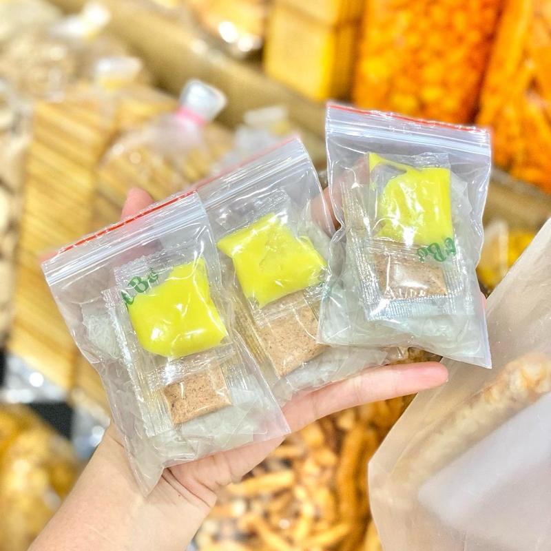 Bánh tráng dẻo sợi phơi sương mini muối và sốt b.ơ