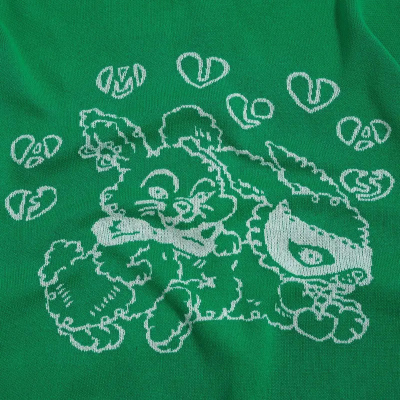 Familias - Green Knit Sweater - Sour 2