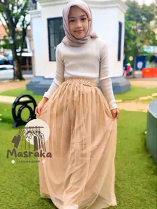 Masraka Fashion - Rok Tille Rok Tutu Anak Usia 1-12 Tahun Brisdesmaid Rok Kondangan Couple Ibu Dan Anak