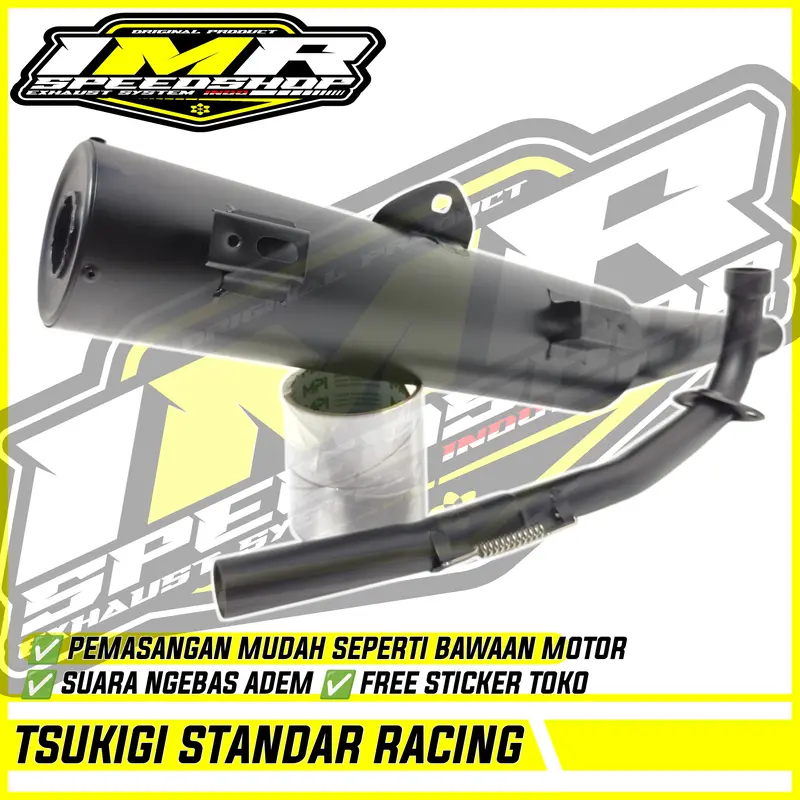 KNALPOT TSUKIGI STANDAR RACING JUPITER Z Z1 MX 135 VEGA R ZR CRYPTON ASTREA SUPRA 125 REVO BLADE 110 4